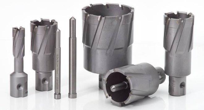 Свердло d100х30 корончатое кільцеве Т15К6 хвостовик Уелдон 32мм по металу, фото 1