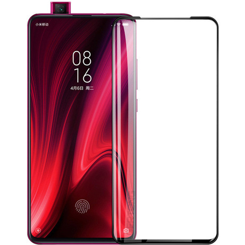 Скло захисне для Xiaomi Mi 9T | Mi 9T Pro | Redmi K20 | Redmi K20 Pro (0,3мм, 5D, чорне) Full Glue