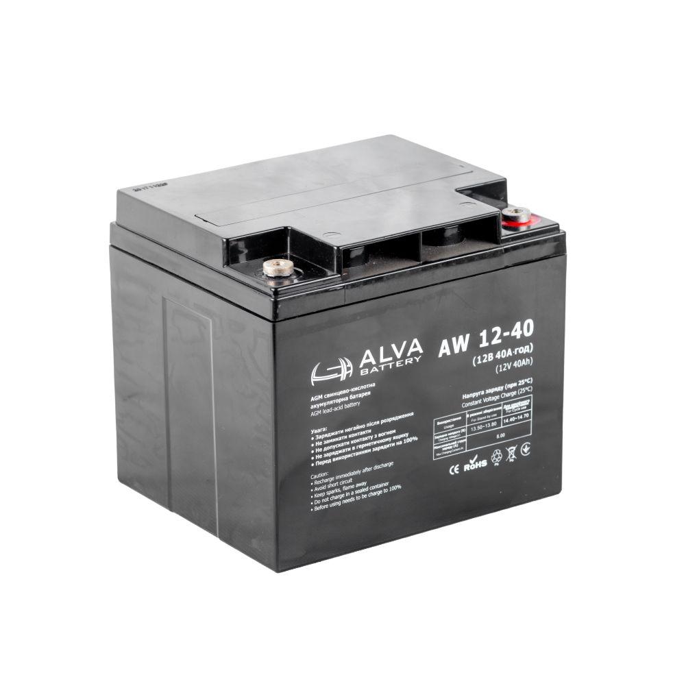 Акумулятор свинцевий AGM AW12-40(12V40AH), фото 1