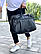 Чоловіча чорна шкіряна сумка | ЛЮКС якості, фото 6