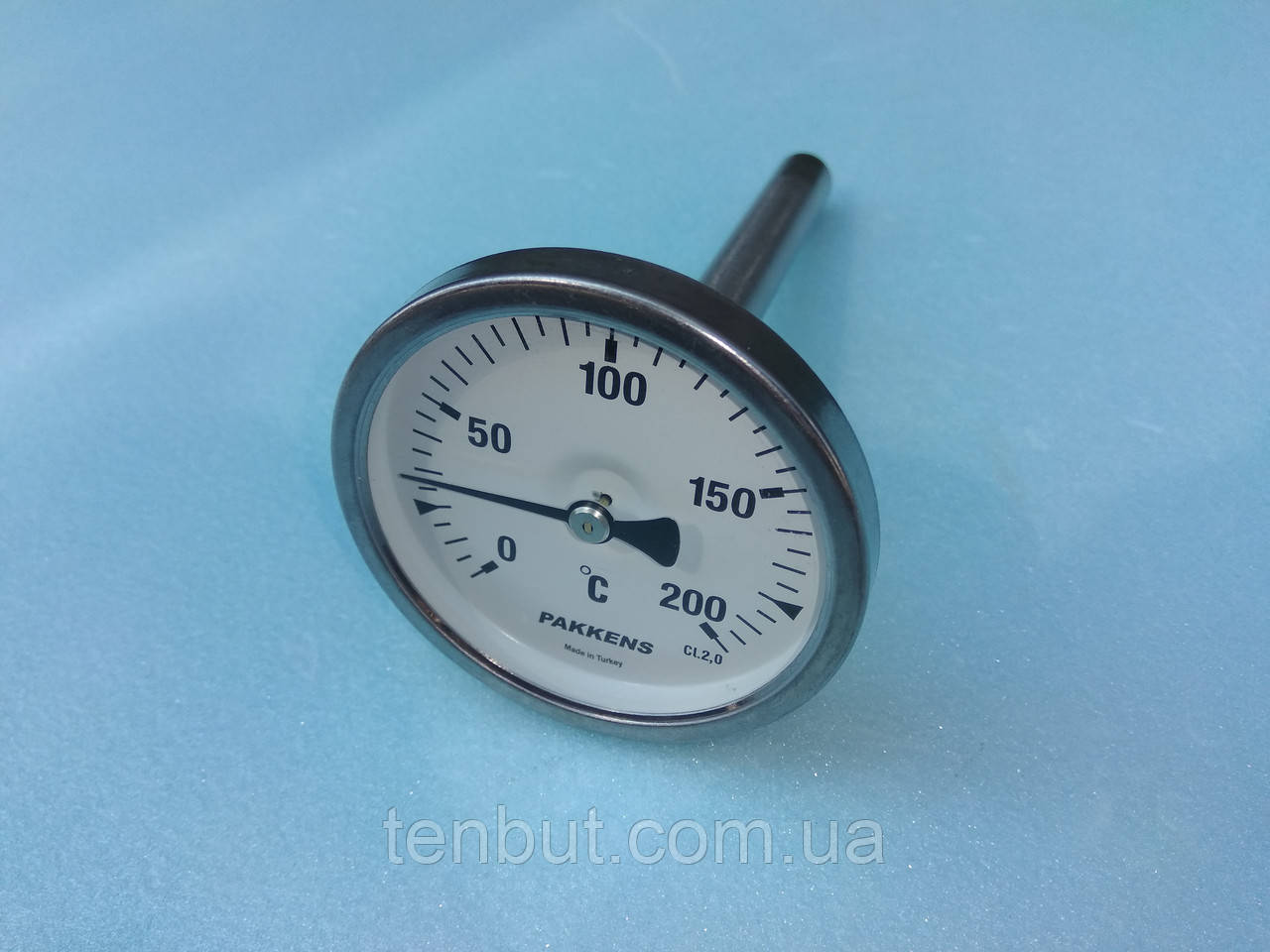 Термометр трубчастий PAKKENS 0-200℃ / діаметр Ø-63 мм/довжина гільзи L 100 мм. виробництво Туреччина