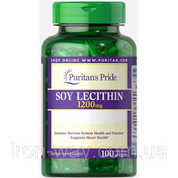 Puritan's Pride Soy Lecithin 1200 mg 100 Softgels
