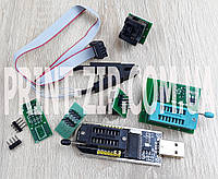USB программатор CH341A с набором переходников для EEPROM и FLASH микросхем 24, 25 серий