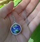 Кулон, підвіска з лінзою, 1,6 см Земля, фото 2