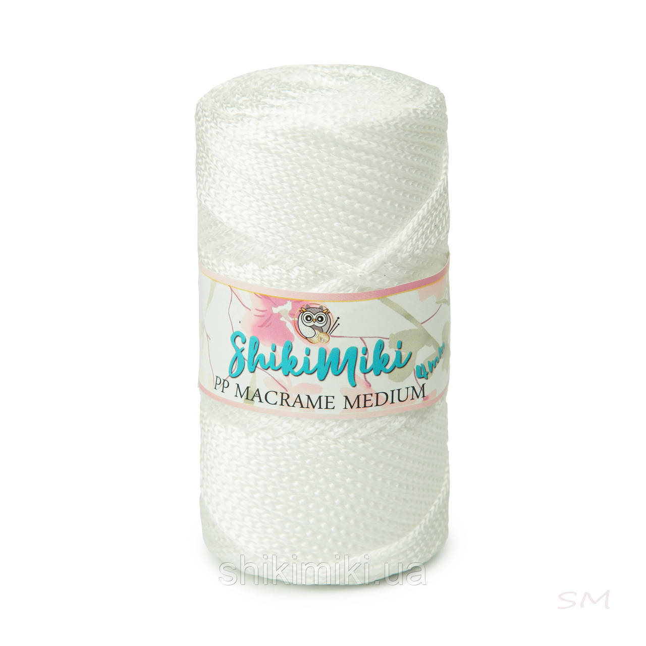 Трикотажний шнур PP Macrame Medium, колір Білий