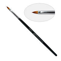 Пензель для дизайну кругле 2-s PNB, нейлон / Nail Art Brush oval sharp 2-s, nylon 12D
