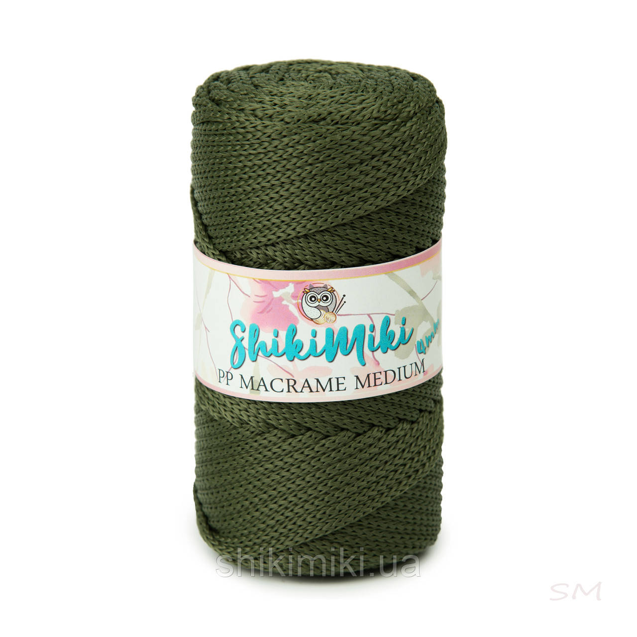 Трикотажний шнур PP Macrame Medium, колір Хакі