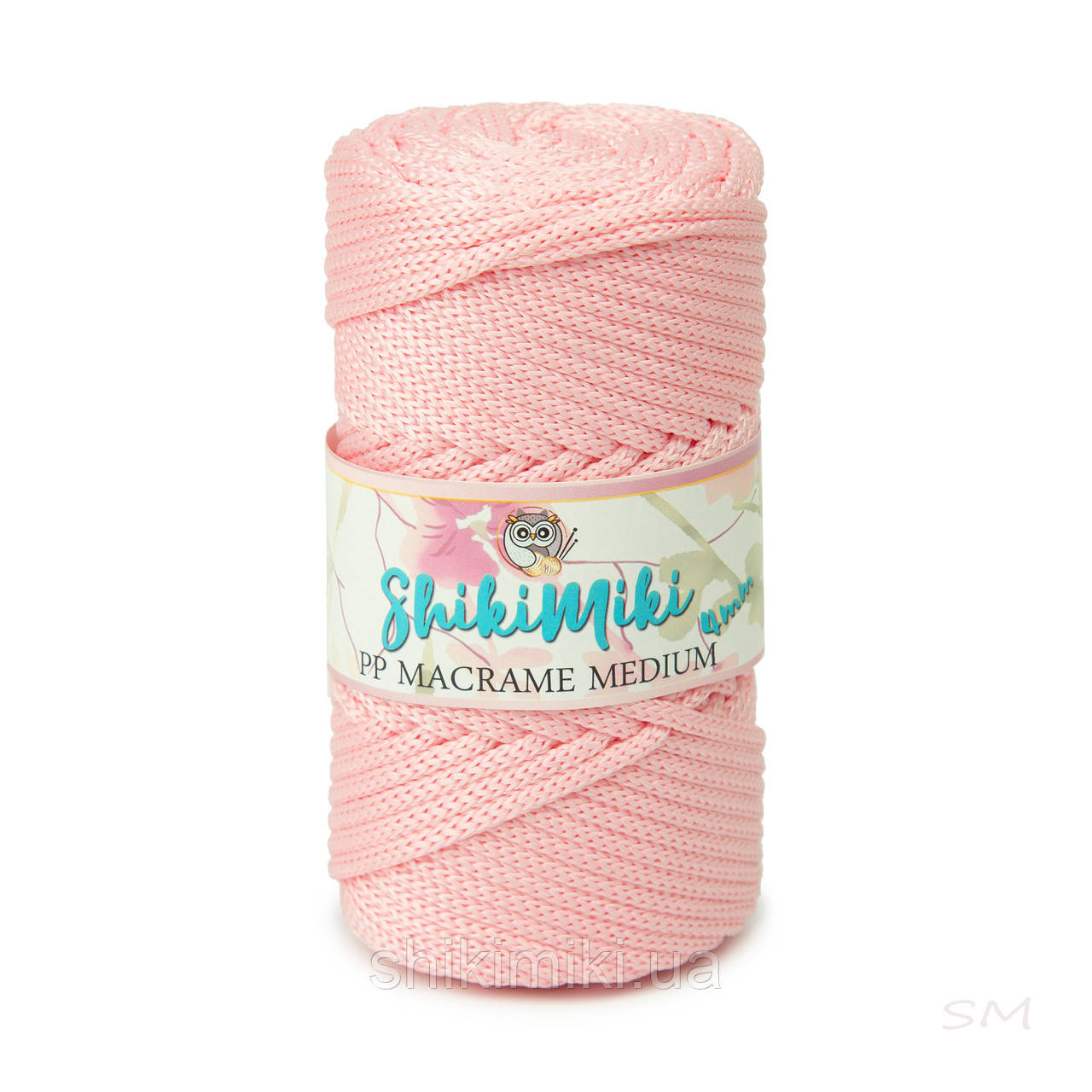 Трикотажний шнур PP Macrame Medium, колір Світло-рожевий