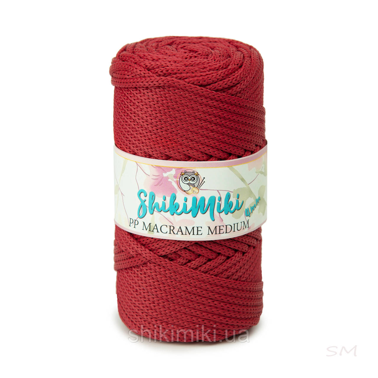 Трикотажний шнур PP Macrame Medium, колір Червоний