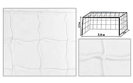 Сітки на ворота футбольні (2шт) розмір 7,32*2,44 м вузлова З-5370
