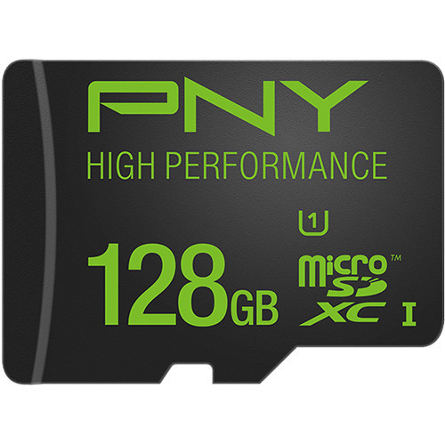 Картка пам'яті PNY Technologies 128 GB UHS-I microSDXC (U1, Class 10) 