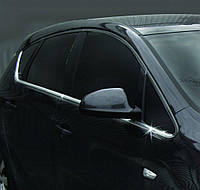 Нижняя окантовка стекол (Hatchback, 8 шт, нержавейка) Carmos - Турецкая сталь для марки.авто. Opel Astra J