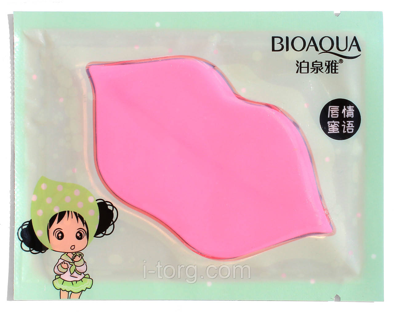 Маска-патчі для губ з екстрактом лайма Bioaqua Lime Moisturizing Lip Mask