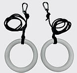 Кільця гімнастичні (колір білий), фото 3