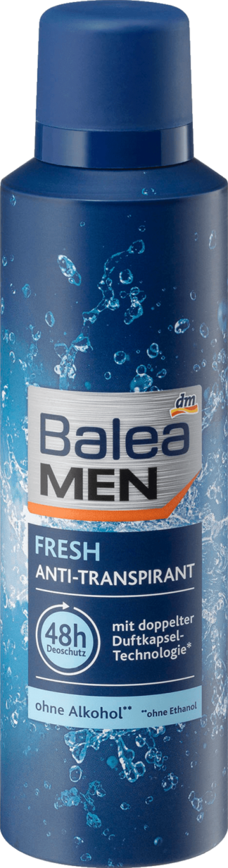 Дезодорант-спрей для чоловіків Balea men Fresh Anti - Transpirant 200 мл