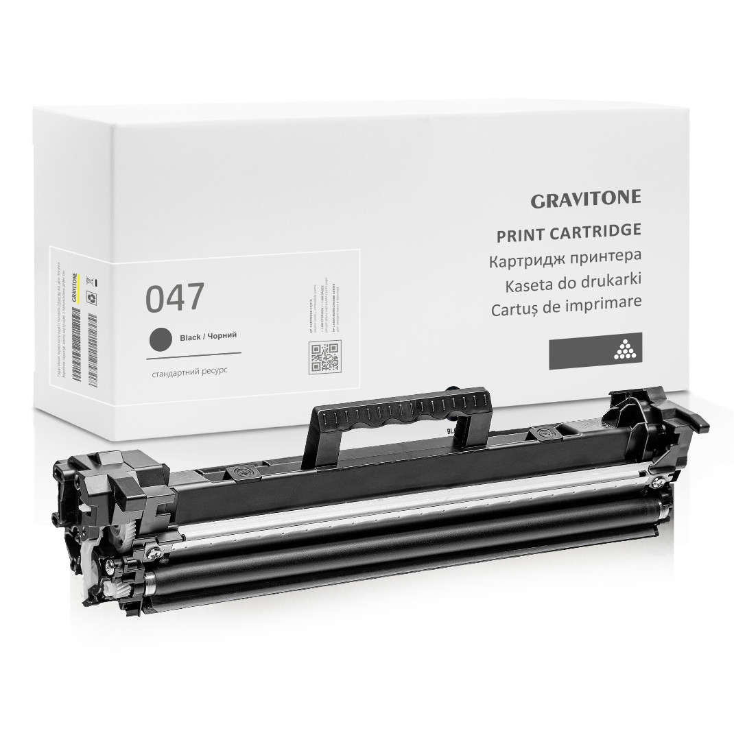 Сумісний картридж Canon 047 Black, 1.600 стор., аналог від Gravitone (GTC-CRG-047-TN-BK)