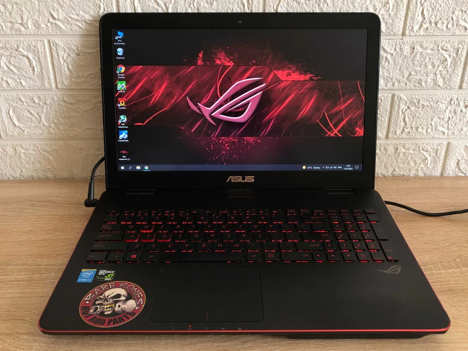 Ігровий Ноутбук Asus ROG Core i7 + Відеокарта 4 ГБ + DDR3 8GB + SSD 500 Samsung, фото 1