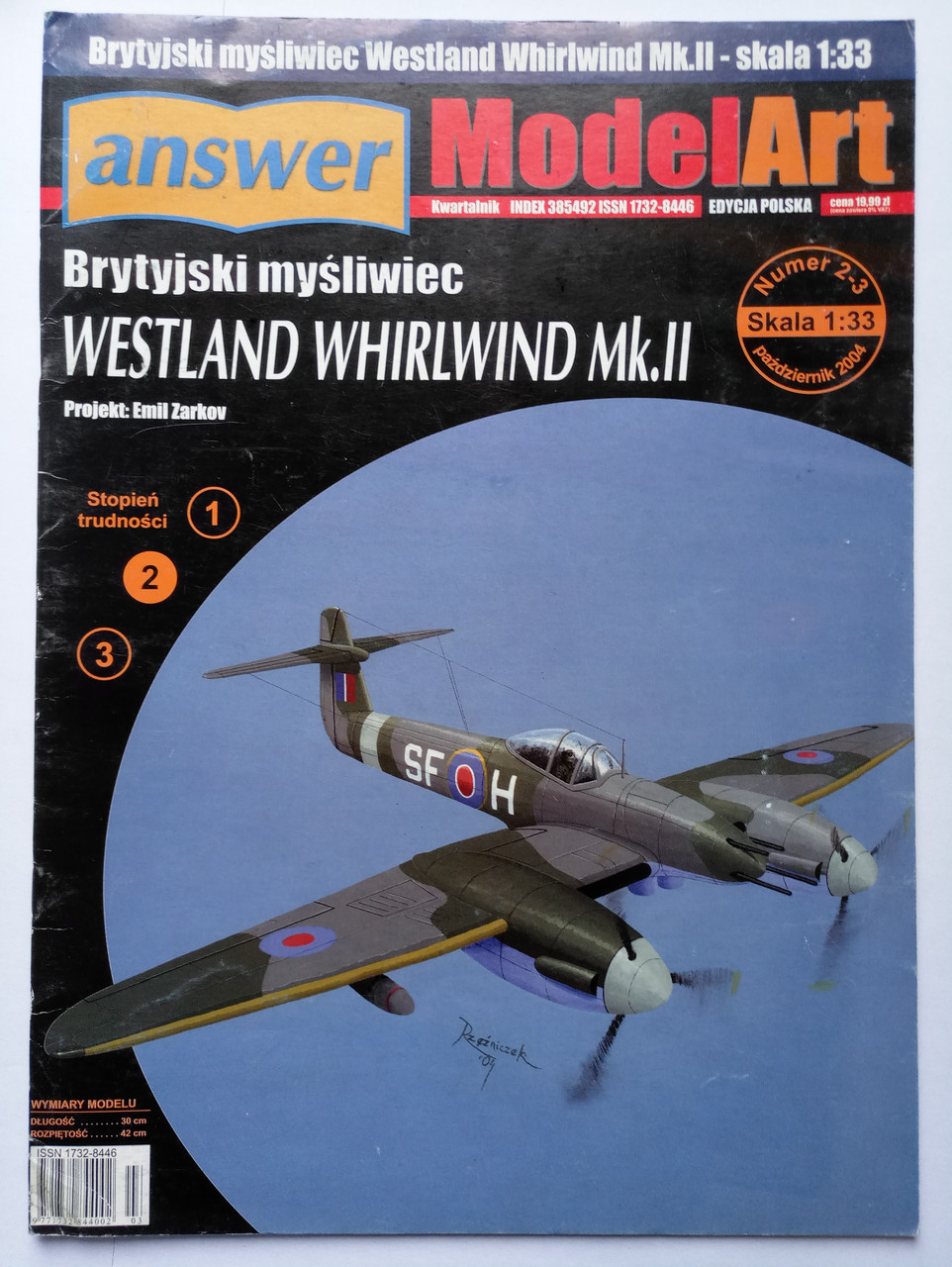 WESTLAND WHIRLWIND Mk.II 1/33