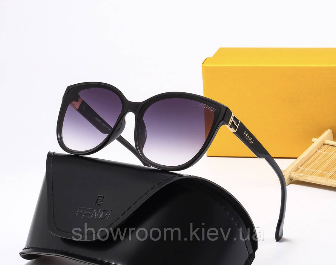 Жіночі сонцезахисні окуляри Fendi (9437) black