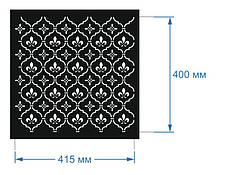 Трафарет 070 UA 415 х 400 х 1 мм пластиковий для декоративної штукатурки і фарби (багаторазовий)