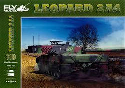 Leopard 2A4 с резкой 1/25