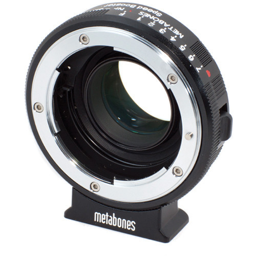 Metabones Nikon G Lens to Blackmagic 2.5 k Cinema Camera with Micro-4/3 Mount Speed Booster (MB_SPNFG-BMCC-BM1)