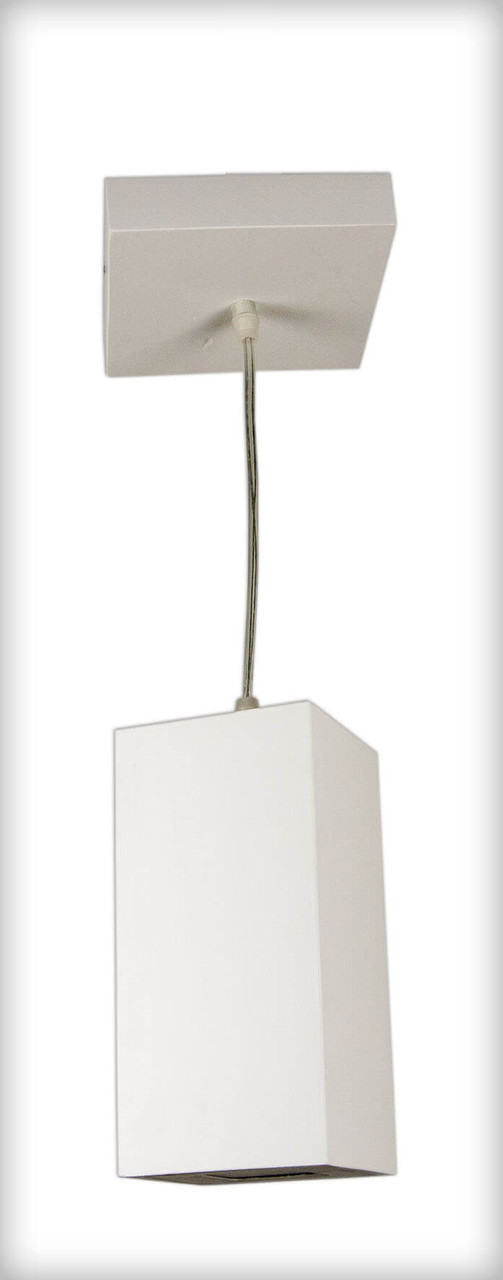 Люстра підвісна для кухні, дитячої, спальні Куб/1 20 біла