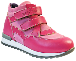 Високі ортопедичні кросівки для дівчинки Форест Орто рожеві 4Rest Orto 06-554 розмір 21 - 36