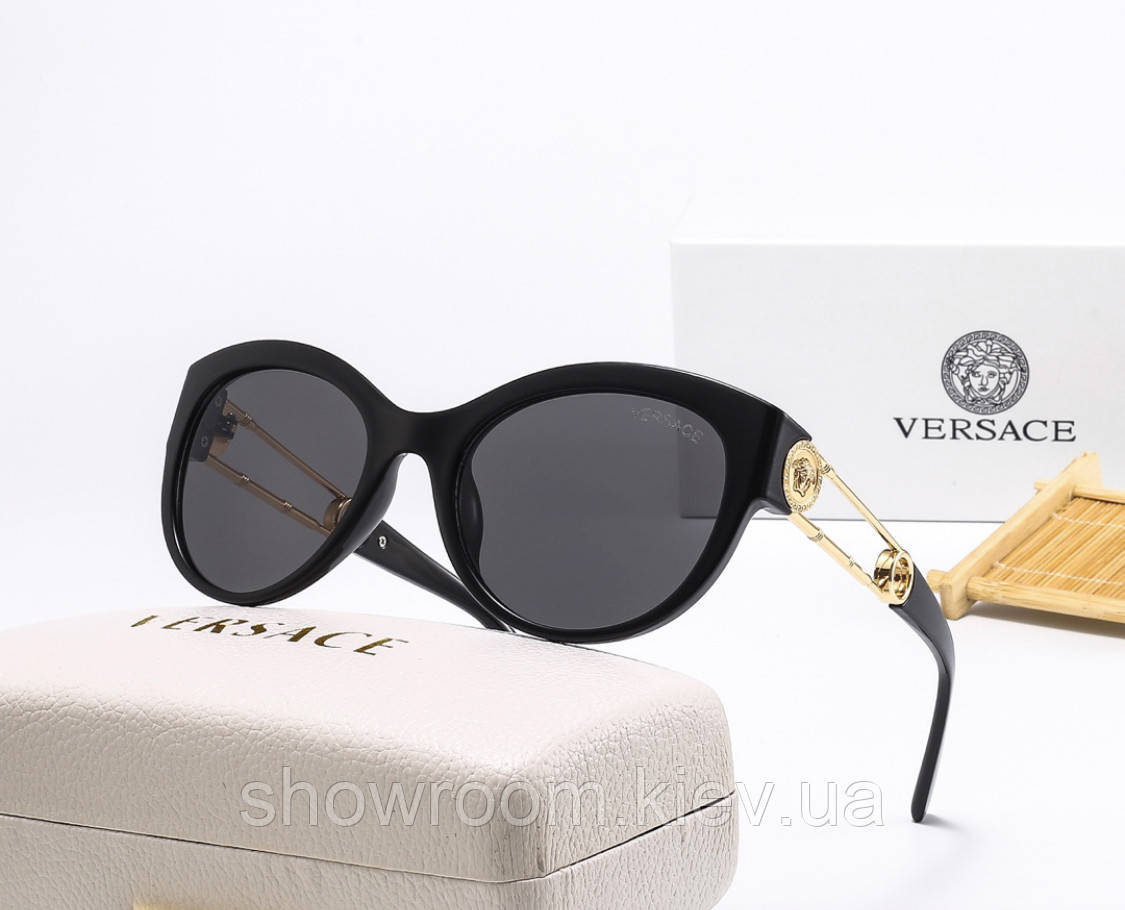 Жіночі сонцезахисні окуляри Versace (4389) black