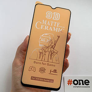 Захисна плівка для Realme 6i матова керамічна плівка на телефон реалмі 6і чорна crm