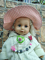 Ланцюжок силіконовий тримач для соски Міккі сіра