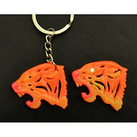 Светящийся сувенир Tiger 3D - брелок, магнит