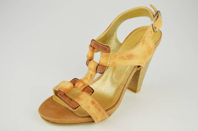 Босоножки на каблуке Gamis 507 Бежевый 36, фото 1