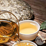 Чай Шен Пуер пресований зелений блін 100 г, фото 4