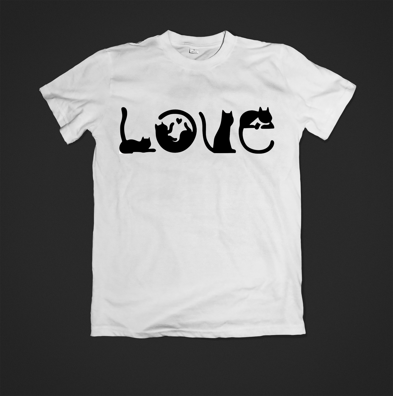 Футболка YOUstyle love 0706 XL White, фото 1