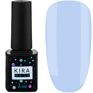 Кольорова база Kira Nails Color Base No009, 6 мл ніжно-блакитна