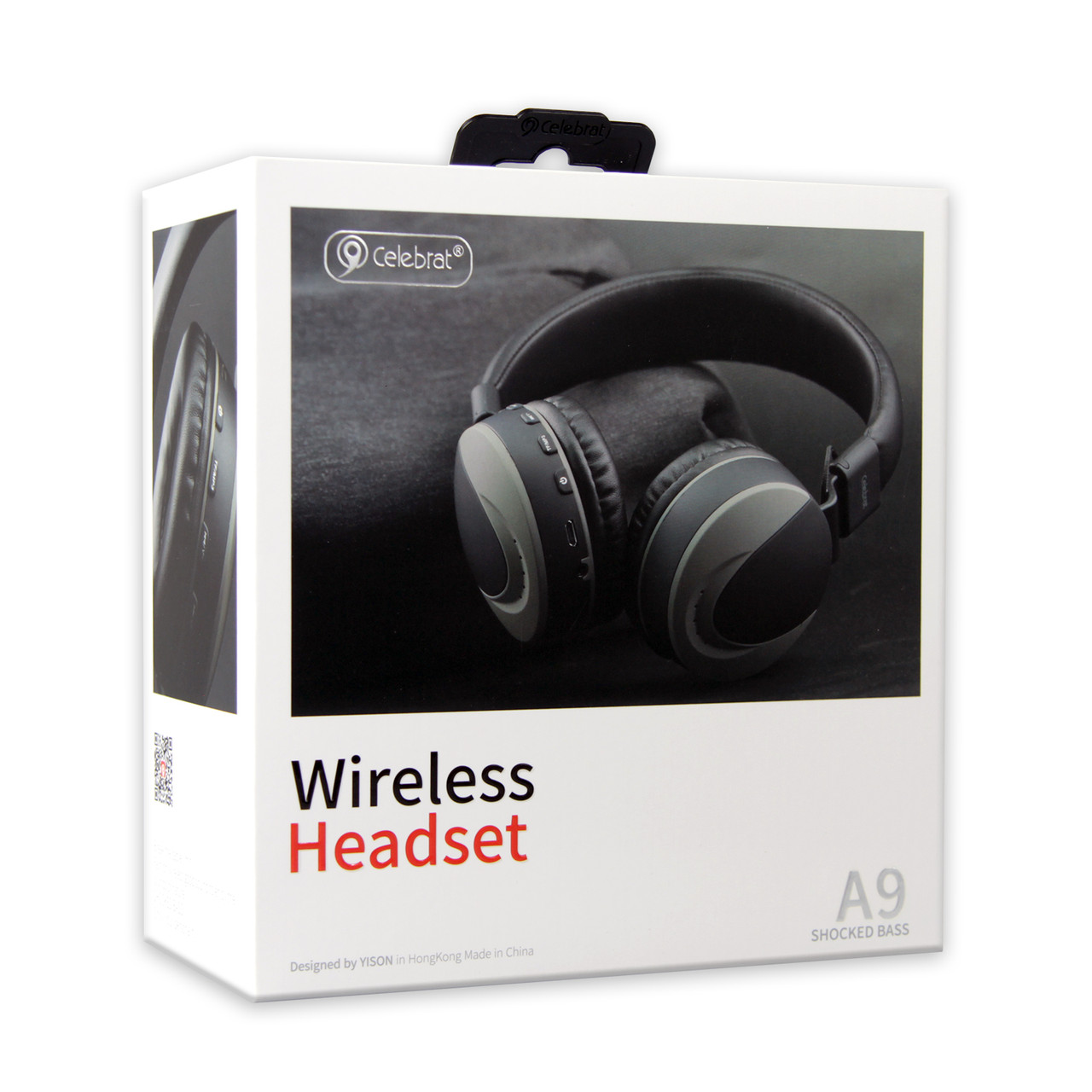 Навушники Bluetooth CELEBRAT A9 Wireless Headset сірі