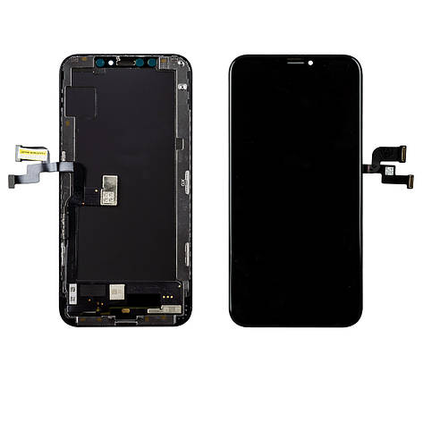 Дисплей APPLE iPhone XS (AMOLED) (GX) з чорним тачскріном, фото 1