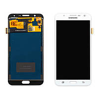 Дисплей SAMSUNG J700 Galaxy J7 (2015) с регулируемой подсветкой с белым тачскрином