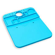 Килимок для паяння RELIFE RL-004M (26см*20см) термостійкий силіконовий синій (під мікроскоп B1)