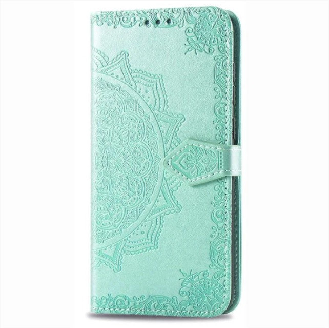 Чохол Vintage для Samsung Galaxy A12 / A125F книжка з візитницею бірюзовий