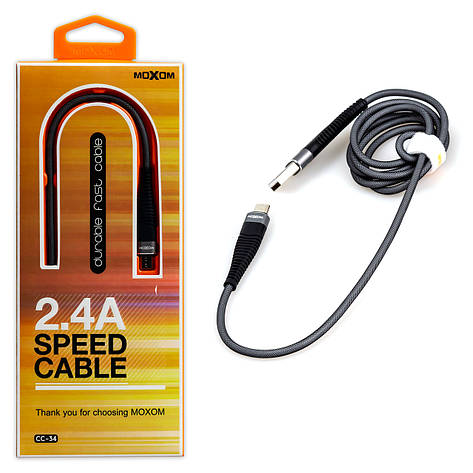 Кабель USB-Micro USB MOXOM CC-34, фото 1