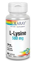 Solaray L-Lysine 500 mg 60 veg caps