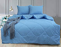 Постельный набор из одеяла, простыни и наволочек Ранфорс полуторное Blue Bell