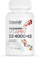 Вітамін D3 K2 OstroVit Vitamin D3 4000 + K2 100 tabs