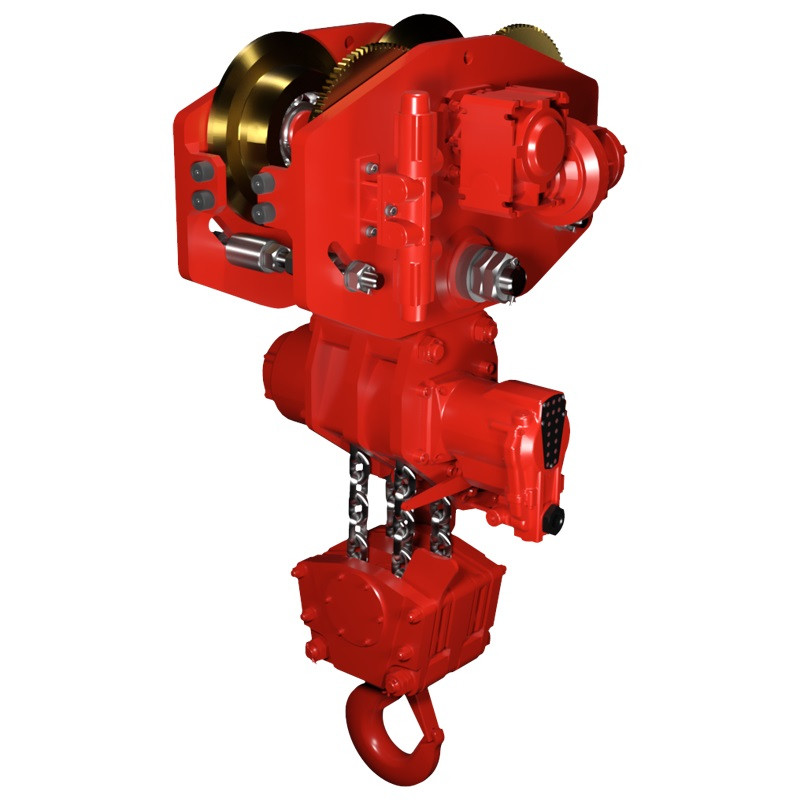 Пневматичні талі на візку Red Rooster Lifting TMH-20T-AT25S