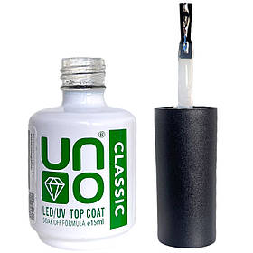 Топове покриття Classic Top для нігтів з липким шаром, 15 мл.
