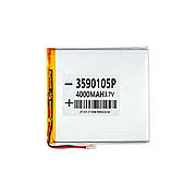 Акумулятор 3.5*95*105 (4000mAh 3,7 V)