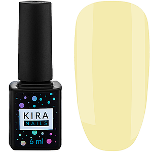 Кольорова база Kira Nails Color Base No004, 6 мл жовта