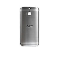 Задня кришка HTC One M8 срібляста (Б/У)